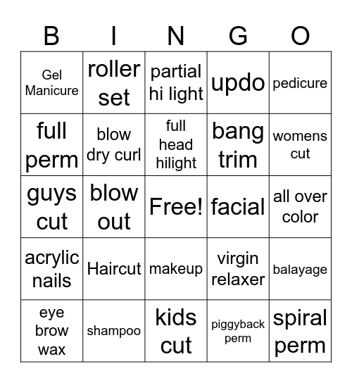 COSMO BINGO Card