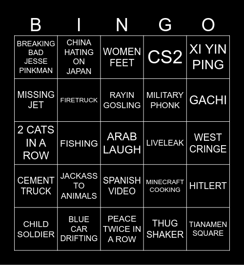 DOUYIN BINGO Card