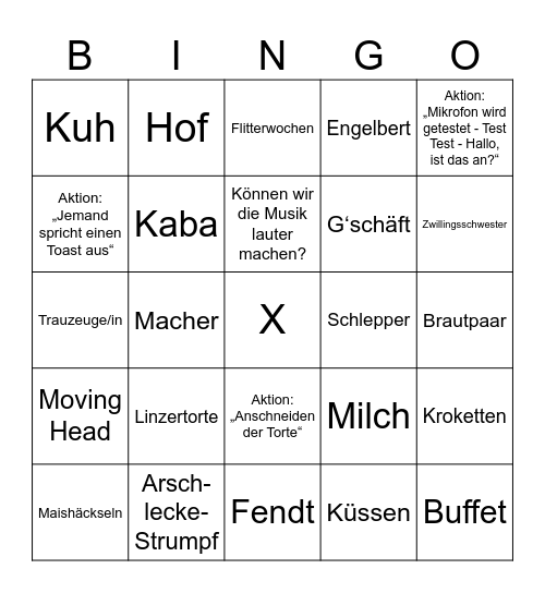 LENA & SILAS Bingo Card