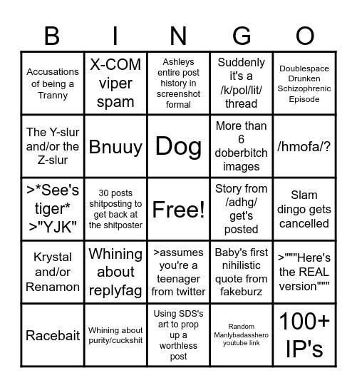 /hmofa/ Bingo Card
