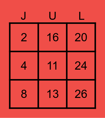 Julebingo i Asker Kommune Bingo Card