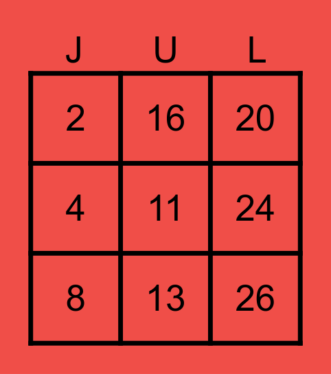 Julebingo i Asker Kommune Bingo Card