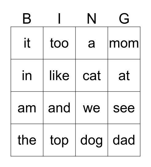 MILES GAME Bingo Card