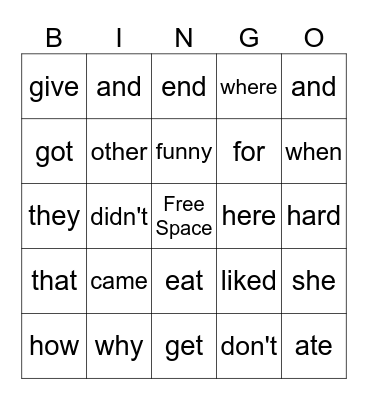 Orange 13 Bingo Card