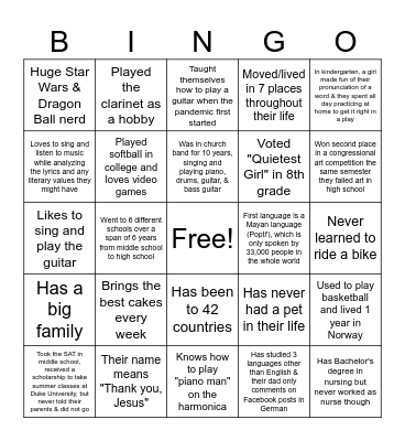 Farmer Law PC, AW Labor, & SIGNET Bingo Card
