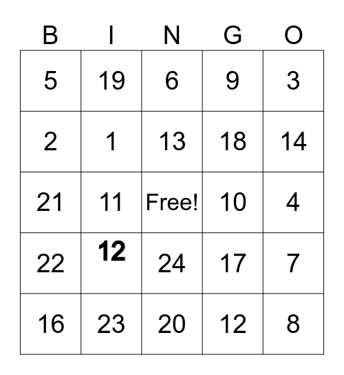 LaD 8 Bingo (Messenger) Bingo Card