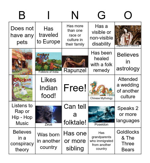 Connecting Our Roots 2023 - Game 2 Bingo Card