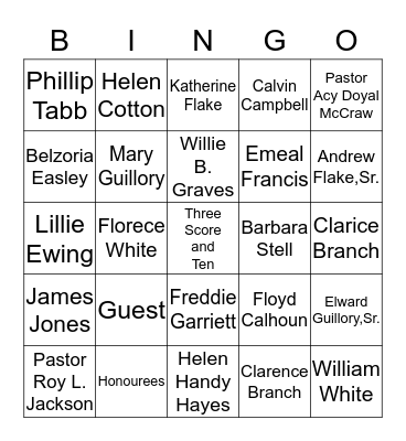 Proclaiming and Exclaiming Our Love! Bingo Card