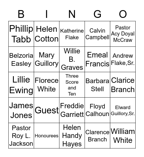 Proclaiming and Exclaiming Our Love! Bingo Card