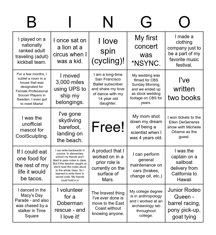 Marketing ConnectEd Bingo! Bingo Card