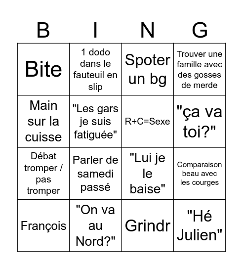 Bingotiron Bingo Card