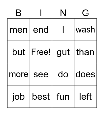 HMH M1 WK2 Bingo Card