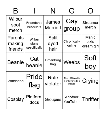 ctowd Bingo Card