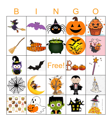 Halloween Bingo Card