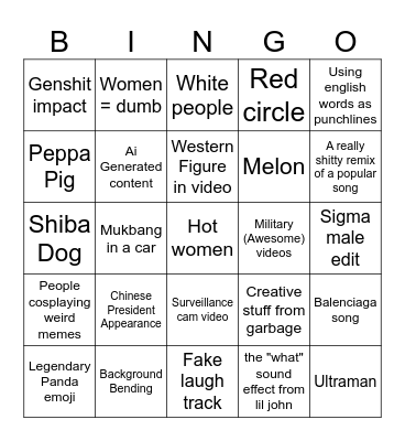 Chinese Approved Bingo Board Bingo Card
