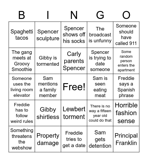 Untitled Bingo Card Untitled bingo card
