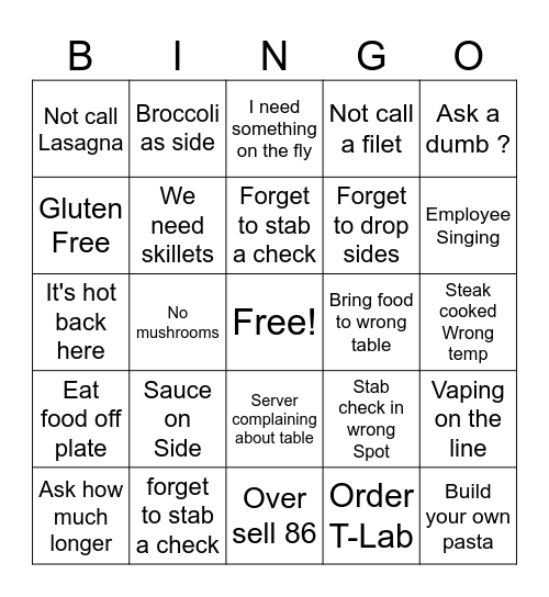 ADHD Dudes Bingo Card
