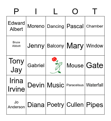 Thirty-Six Years Since the Pilot Aired! Bingo Card