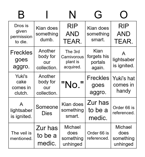 Winter-Fang vs. Nenti Bingo Card