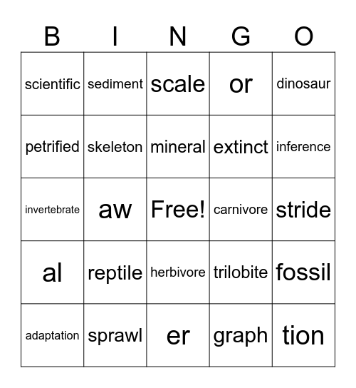 9-27-23 4th grade words Bingo Card