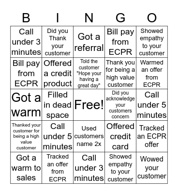 Sunday Bingo!!! Bingo Card
