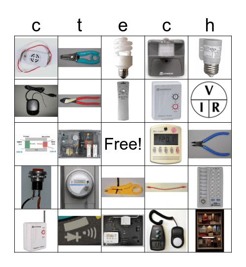 energy management bingo Card