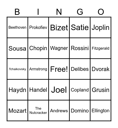 SQUILT Bingo Card