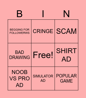 ADS BINGO Card