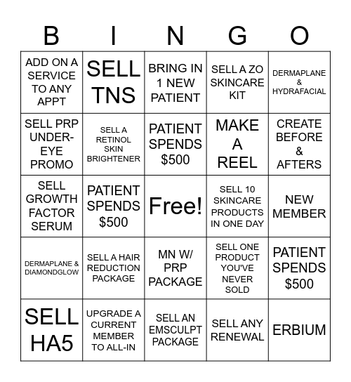 AFY BINGO Card