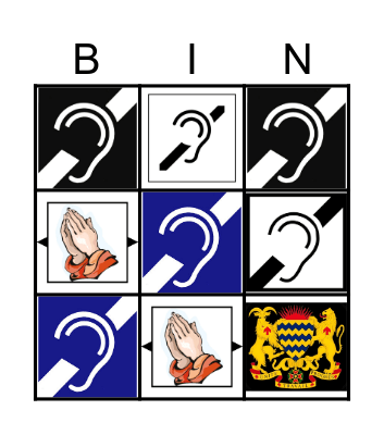 Sourd-muet Bingo Card