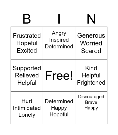 Sofia Valdez Future Prez Bingo Card