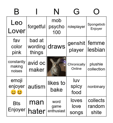 sappi bingo Card