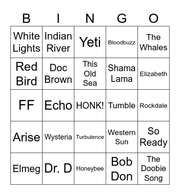 Bonni 9/25-26 Bingo Card