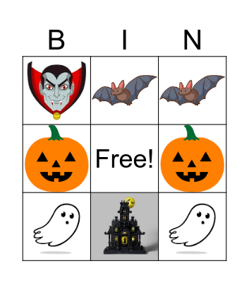 Halloween Bingo Card