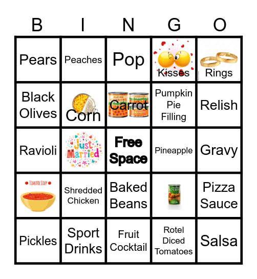 Let's fill Nate and Alison's Pantry Bingo Card