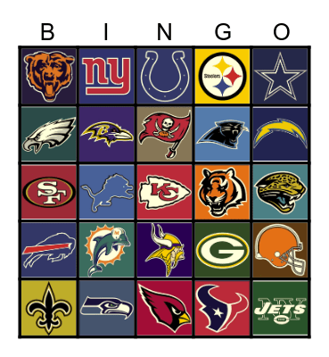 AA FOOTBALL BINGO Card
