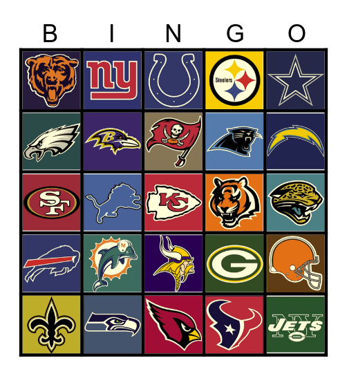 AA FOOTBALL BINGO Card