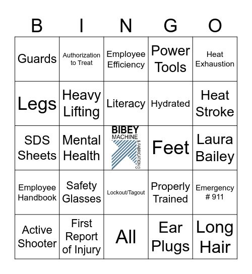 BIBEY Bingo Card