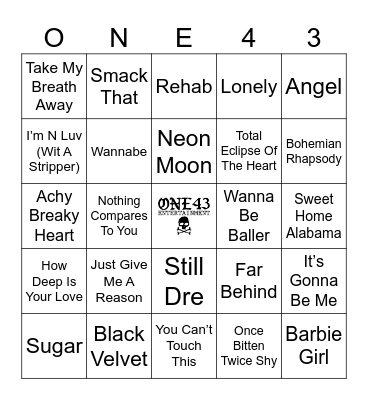 Song You Forgot You Love Bingo Card
