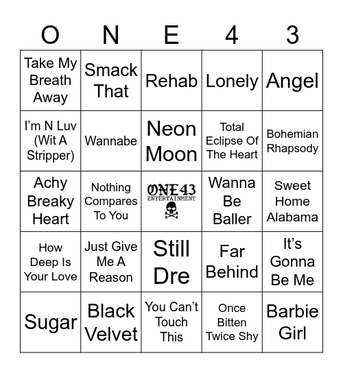 Song You Forgot You Love Bingo Card