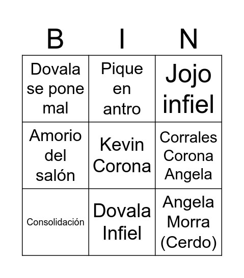 Interlobos Bingo Card