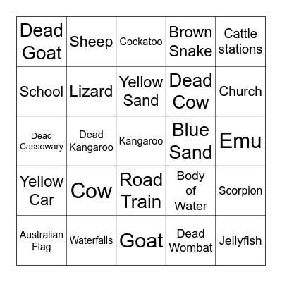 BWSC Bingo Card