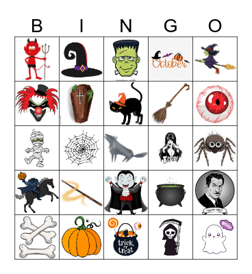 Halloween 3 Bingo Card