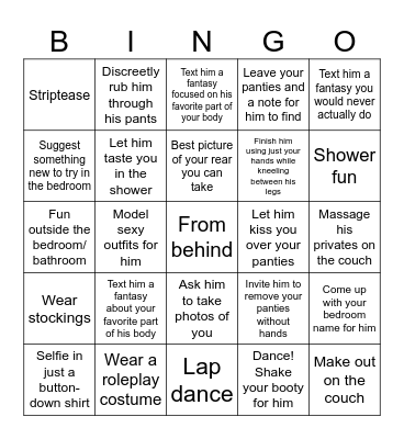 FUN WEEK 4 Bingo Card