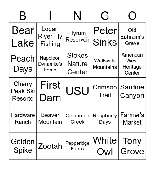 Grad Student Social Bingo Card