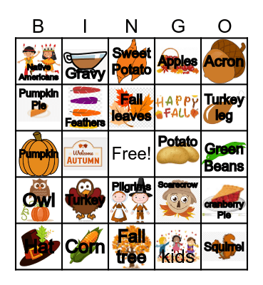 FALL BINGO Card