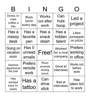 Customer Service Week Bingooo Bingo Card