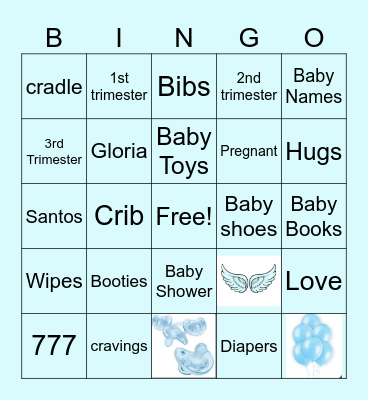 A Little Boo is Almost Due Bingo Card