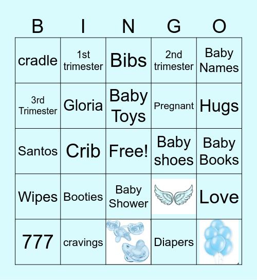 A Little Boo is Almost Due Bingo Card