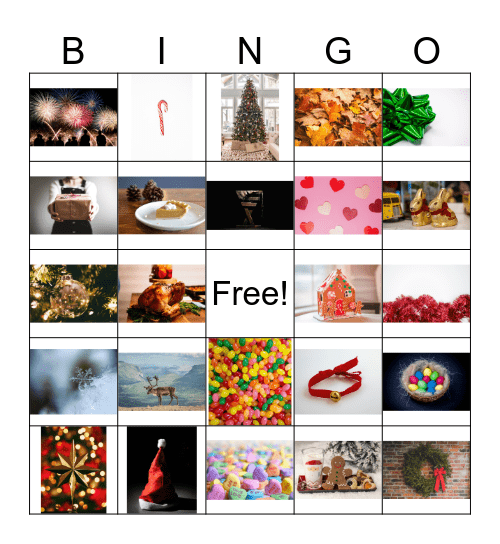 Holiday Bingo Card